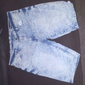 Denim jean shorts